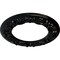 Ekena Millwork Ribbon with Bow Ceiling Medallion (Canopies up to 7 1/2"), 12 1/4"OD x 7 1/2"ID x 7/8"P, Black Pearl CM12RIBPS - alternate 4